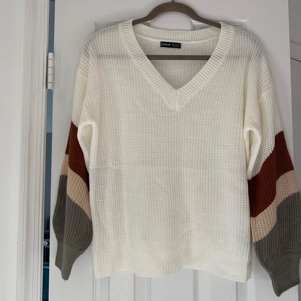V Neck Sweater from SHEIN